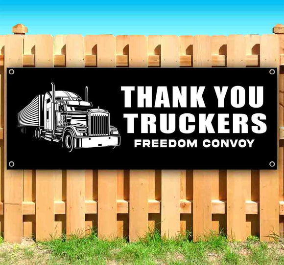 Thank You Truckers Banner
