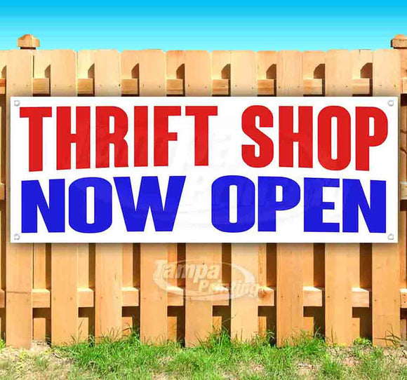 Thrift Shop Now Open Banner