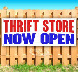Thrift Store Now Open Banner