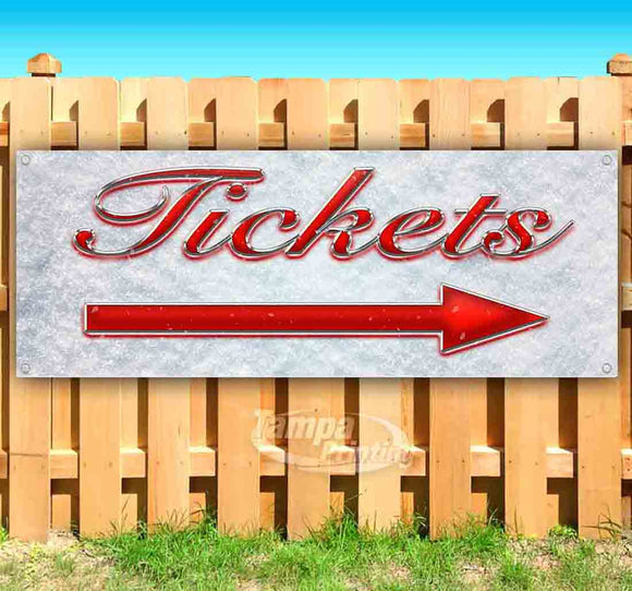 Tickets Right Arrow Banner