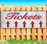 Tickets Up Arrow Banner