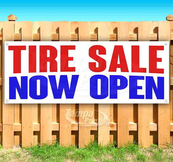 Tire Sale Now Open Banner