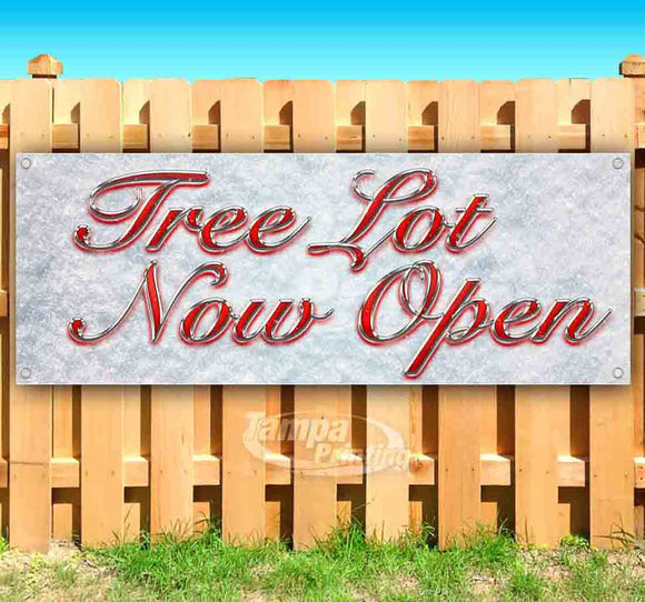 Tree Lot Now Open Banner