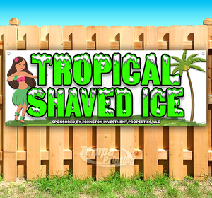 Tropical Shaved Ice Banner