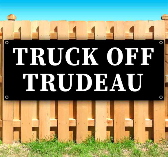 Truck Off Trudeau Banner
