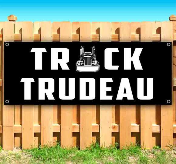 Truck Trudeau Banner