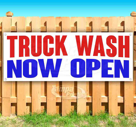Truck Wash Now Open Banner