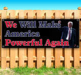 Trump America Powerful Banner
