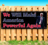 Trump America Powerful Banner