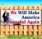 Trump America Powerful Banner