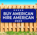 Trump Buy American Hire American 2024 Banner
