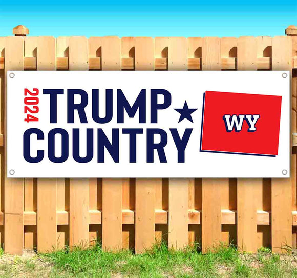 Trump Country WY 2024 Banner