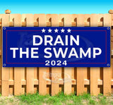 Trump Drain The Swamp 2024 Banner