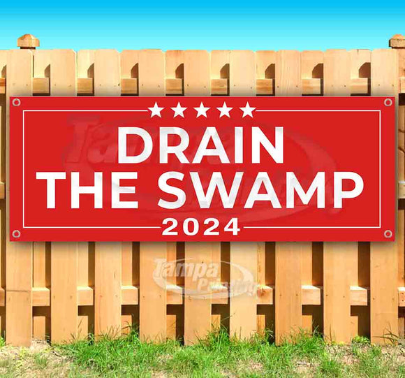 Trump Drain The Swamp 2024 Banner