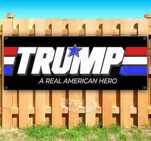 Trump A Real American Hero Banner