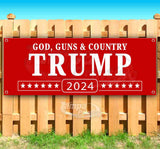 Trump God Guns & Country Banner
