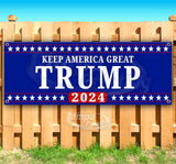 Trump Keep America Great 2024 Banner