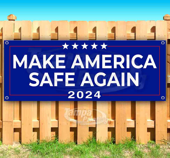 Trump Make America Safe 2024 Banner