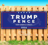 Trump Pence Off 2024 Banner