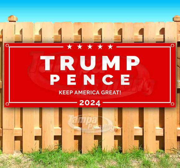 Trump Pence Off 2024 Banner