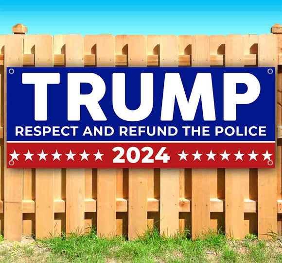 Trump Respect Police 2024 Banner