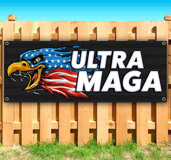 Ultra Maga Eagle Banner