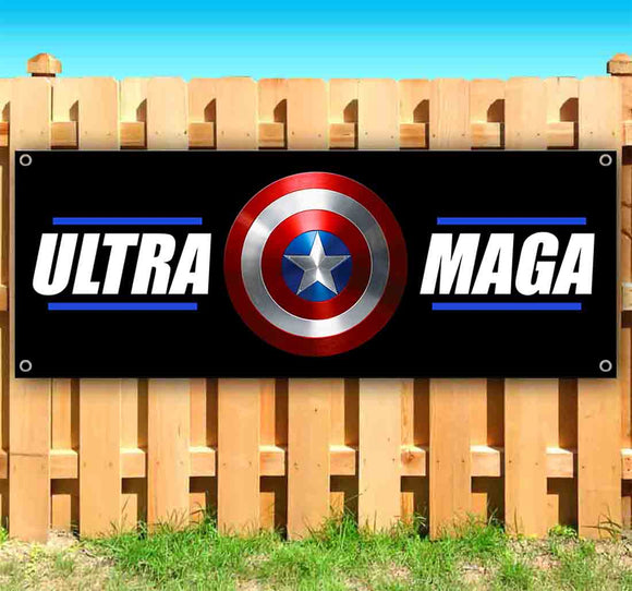Ultra Maga Shield Banner