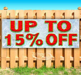 Up To 15% Off Banner