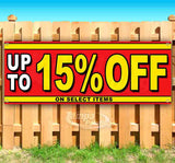Up To 15% Off Banner