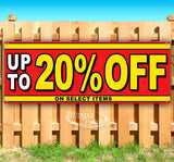 Up To 20% Off Banner