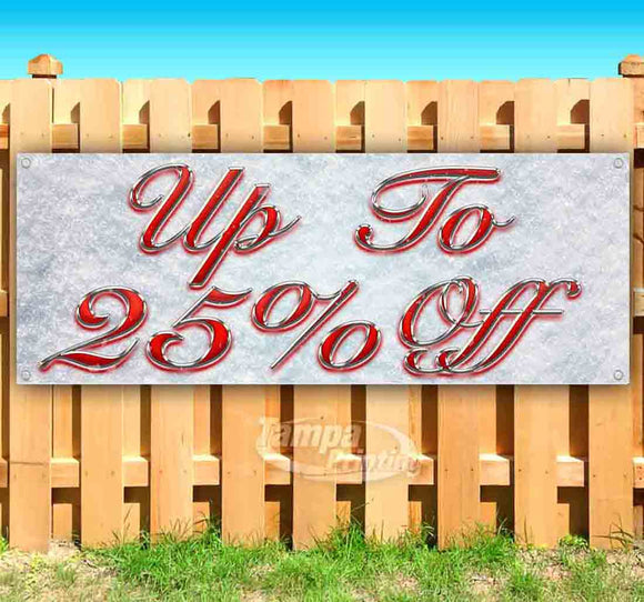 Up To 25% Off Banner