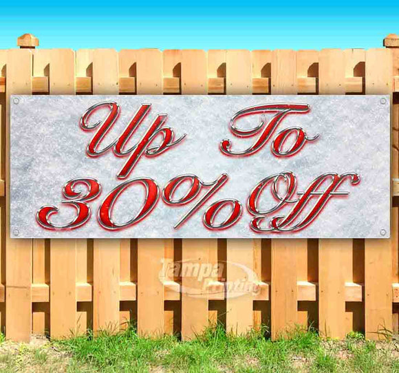 Up To 30% Off Banner