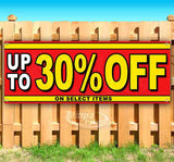 Up To 30% Off Banner