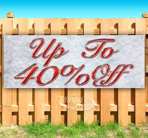 Up To 40% Off Banner