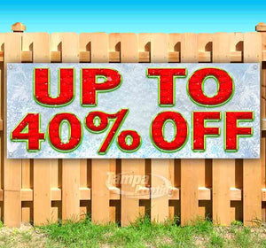 Up To 40% Off Banner