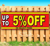 Up To 5% Off Banner