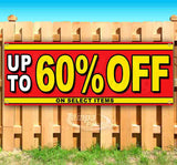 Up To 60% Off Banner