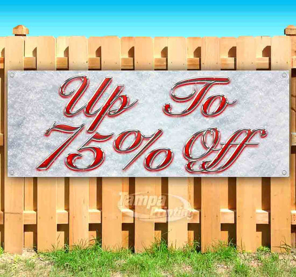 Up To 75% Off Banner