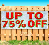 Up To 75% Off Banner
