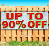 Up To 90% Off Banner