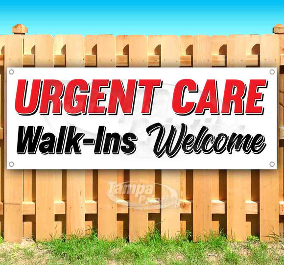 Urgent Care Walk Ins Welcome Banner