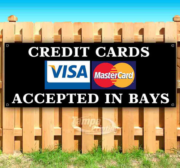 Credit Cards Accepted In Bays Banner