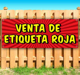 Venta De Etiqueta Roja Banner