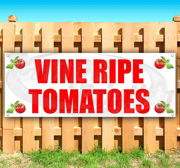 Vine Ripe Tomatoes Banner