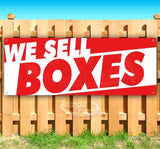 We Sell Boxes Banner