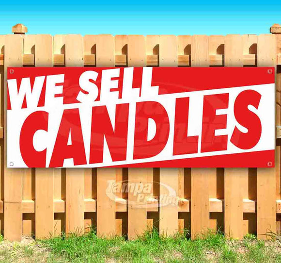 We Sell Candles Banner