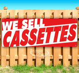 We Sell Cassettes Banner