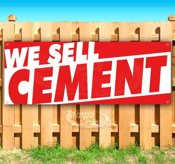 We Sell Cement Banner