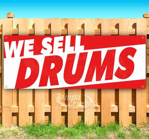 We Sell Drum Banner