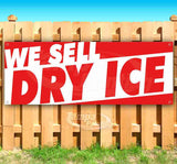 We Sell Dry Ice Banner